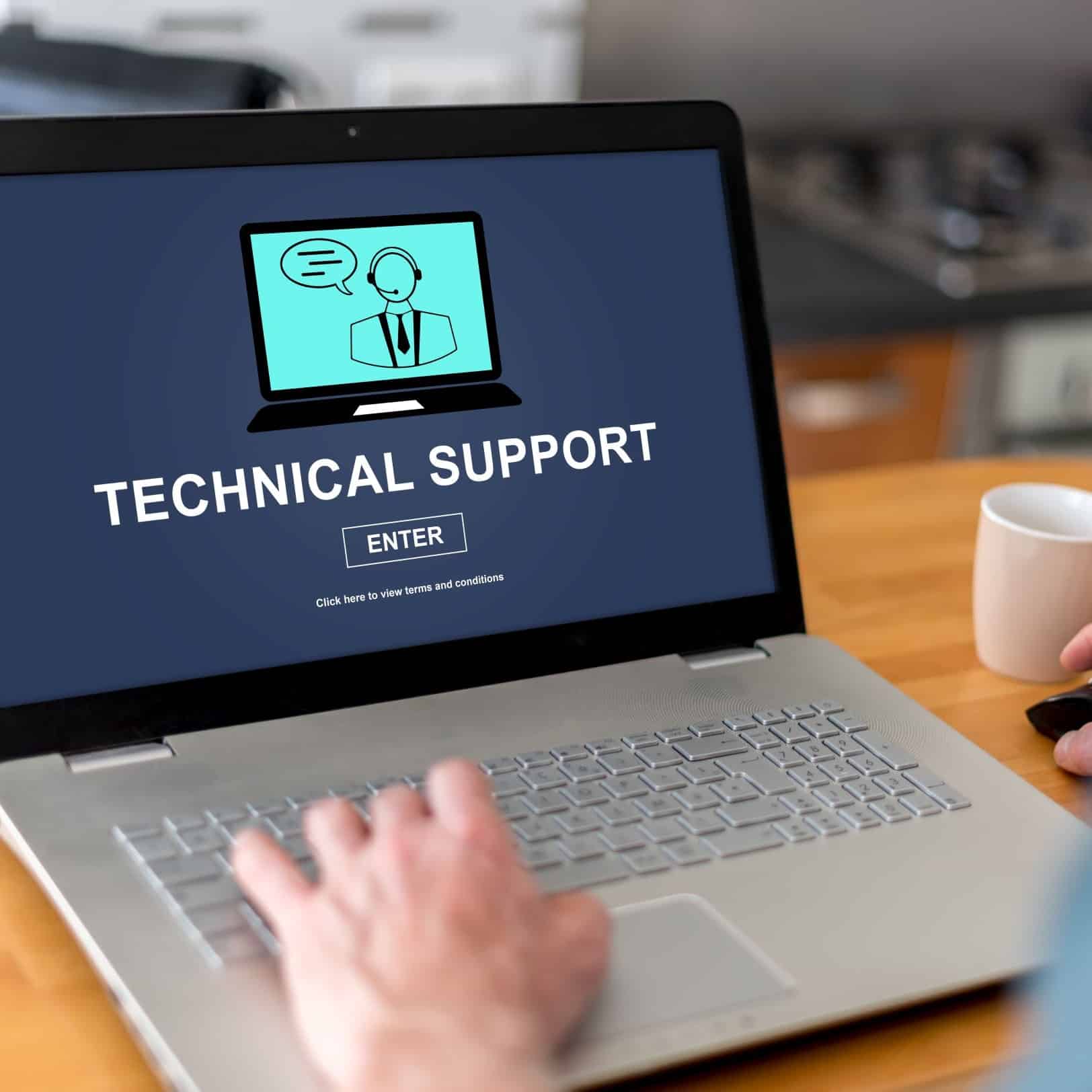 person submitting technical support ticket